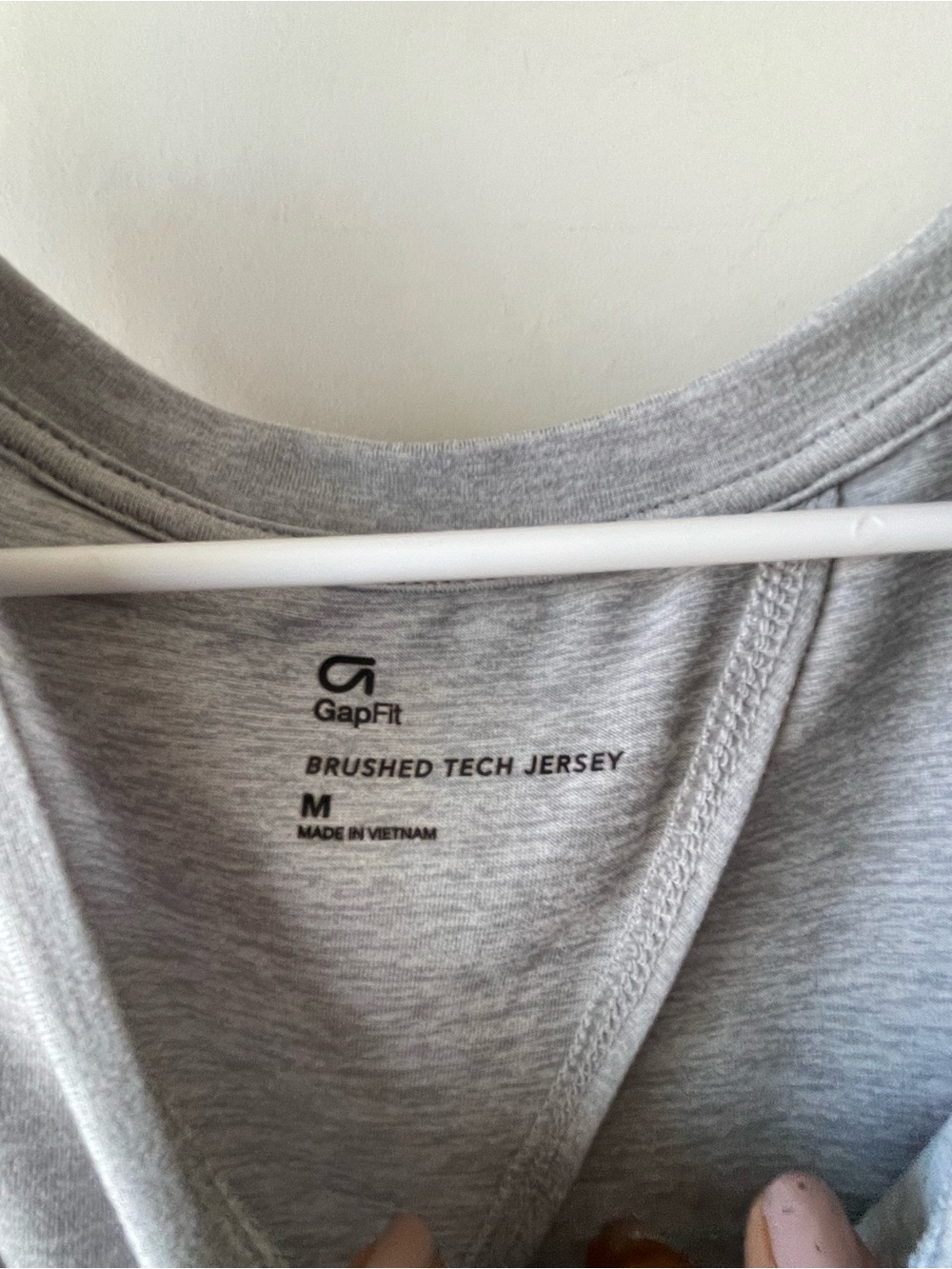 GAP Light Gray Brushed Tech Jersey Tank - Picture 2 of 6
